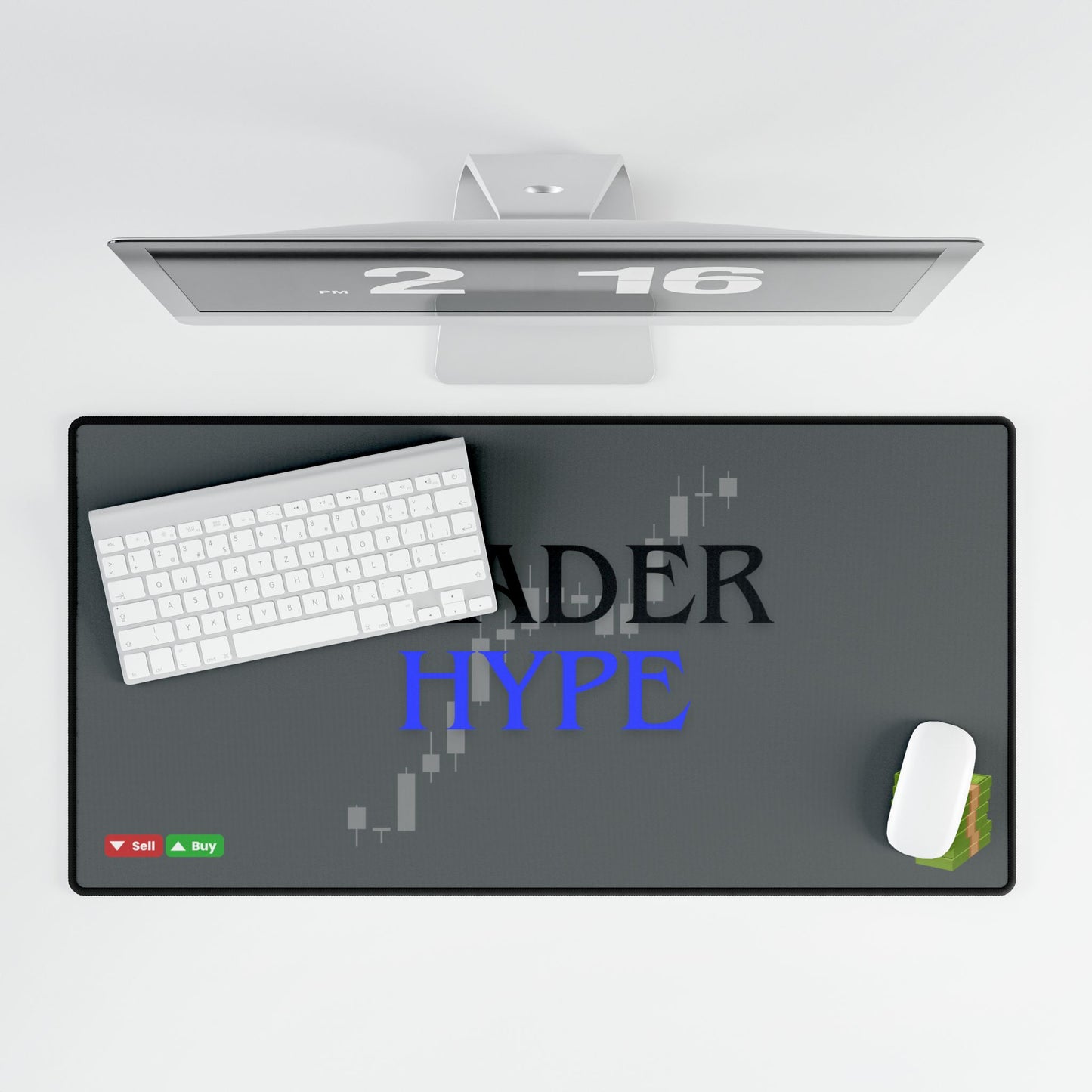 Trade Boost Desk Mat | Desktop Accessory for Traders